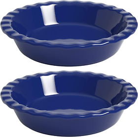 Le Tauci Ceramic Pie Pans For Baking 9 Inches Plate Apple Pecan Pi Le Tauci Ceramic Pie Pans For Baking 9 Inches Plate Apple Pecan Pi