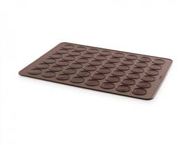 Lekue 793842308624 Macaron Baking Mat 15.75 X 11.81 14.6 Inches Brown