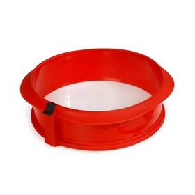 880421 Lekue Springform Pan With Ceramic Plate - 23cm / 2.5l Diameter 23 X 7cm Red 880421 Lekue Springform Pan With Ceramic Plate - 23cm / 2.5l Diameter 23 X 7cm Red