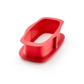 880865 Lekue Loaf Springform Pan With Ceramic Plate - 24cm / 1.2l 24 X 14.4 7.6cm Red