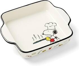 Lenox 194372037877 Chef Snoopy Square Stoneware Baker - Multi Lenox 194372037877 Chef Snoopy Square Stoneware Baker - Multi
