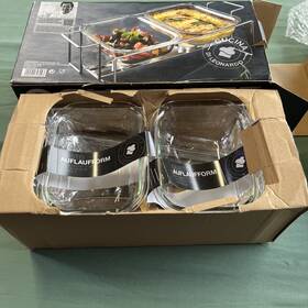 34309 Leonardo Gusto Foodwarmer With 2 Glass Baking Dishes