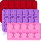 Lepts2284 Finegood Pack Silicone Ice Molds Trays With Puppy Dog Paw