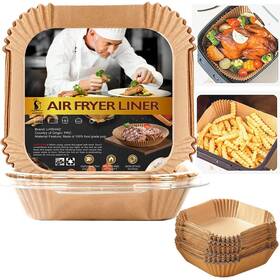 1nz914-194 Lhshad Air Fryer Disposable Paper Liner Square 10 Inch 100pcs Largest Fr