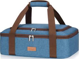 Lhzk-03lxq22 Lhzk Double Decker Insulated Casserole Carrier For Hot Or Cold Food Expandable Ho