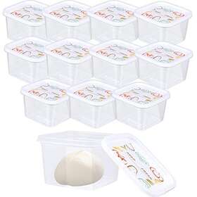 Liangmida 732910235424 Pizza Dough Proofing Box - Set Of 12 Stackable Container W