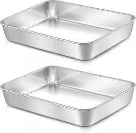 Lianyu 445051574552 Baking Pan Set Of 2 12 X 9 Inch Cake Lasagna Brownies Casseroles P