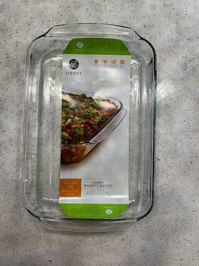 4907322 Libbey Bakers Basic Glass Baking Dish Casserole 9.4 X 13.75 Inch Dishwasher Saf 4907322 Libbey Bakers Basic Glass Baking Dish Casserole 9.4 X 13.75 Inch Dishwasher Saf