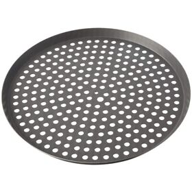 H63n20-10x0.75-pstk Lloyd Pans 10inch Round Perforated Pizza Cutter Pan Non Stick Heavy Duty Aluminum