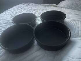 Hssr-07x2.25-pstk Lloyd Pans Kitchenware 4 Lloyds Chicago Style 7x2.25 Inch Deep Dish Pizza Pan Pre-seasoned Pstk
