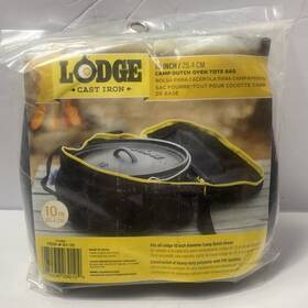 Lodge 075536030104 Camp Dutch Oven Tote Bag Durable Padded Carry Case For 10-inch New