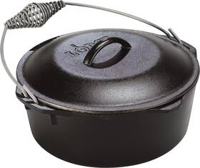 L12do3 Lodge Pre-seasoned Dutch Oven With Iron Cover 9-quart