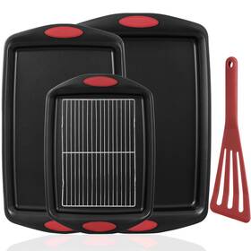Lollicy 096279155848 5-piece Nonstick Baking Pans Set - Premium Carbon Steel Bakeware With Pfoa/pf