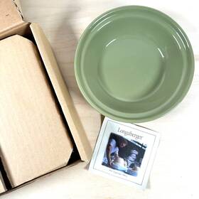 3122360 Longaberger Nib Woven Traditions 6 Inch Pie Plate Sage Green New