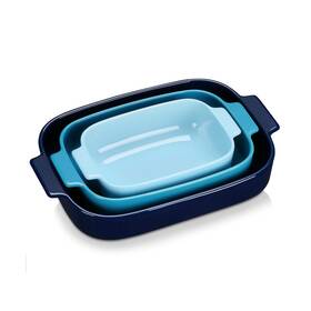 Bk-f01 Lovecasa Rectangular Baking Dish Set Of 3 Oven To Table With Cer