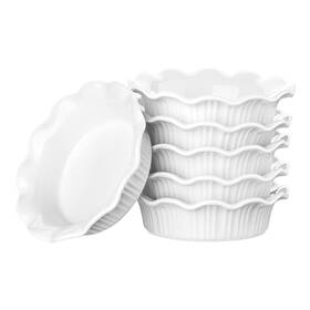 Lc-bk-037 Lovecasa Ceramic Mini Pie Pans Set Of 6-5.5 Inch Oven Safe Small Dishes Nonstick Lc-bk-037 Lovecasa Ceramic Mini Pie Pans Set Of 6-5.5 Inch Oven Safe Small Dishes Nonstick