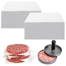 Ls0414 Loyim 3000 Pcs Hamburger Patty Paper Squares 5.5 X5.5 Food Sheets Non-stick P