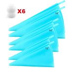 Lsk-cake03 Weetiee Silicone Pastry Bags Sizes Pack Blue Reusable 653472997950