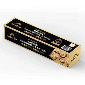 Luxliv 060960260000 164ft 50m Length Unbleached Brown Parchment Paper Roll For Baking Sourdo