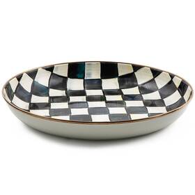 89916-40 Mackenzie-childs Enamel Abundant Bowl Decorative Or Serving 13-cup Cap