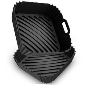 Made In China 792936425469 Air Fryer Silicone Liners 2 Pack Reusable Square Black And Made In China 792936425469 Air Fryer Silicone Liners 2 Pack Reusable Square Black And
