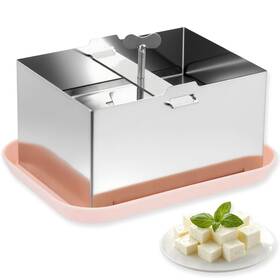 Mageeki 237321036799 Tofu Press Stainless Steel With Cheese Cloth And Drip Tray For Ho Mageeki 237321036799 Tofu Press Stainless Steel With Cheese Cloth And Drip Tray For Ho