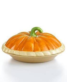 Martha Stewart 013302061051 Ceramic Stoneware Pumpkin Pie Keep With Decorative Lid Martha Stewart 013302061051 Ceramic Stoneware Pumpkin Pie Keep With Decorative Lid
