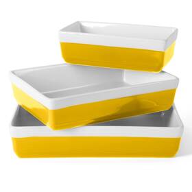 Martha Stewart 085081204417 3 Piece Oven To Table Stoneware Bakeware Baking Dish And Casser Martha Stewart 085081204417 3 Piece Oven To Table Stoneware Bakeware Baking Dish And Casser