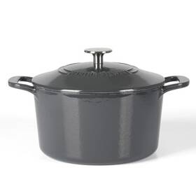 145849.02rm Martha Stewart Gatwick 4 Quart Enamel Cast Iron Dutch Oven - Grey 145849.02rm Martha Stewart Gatwick 4 Quart Enamel Cast Iron Dutch Oven - Grey