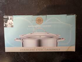 Martha Stewart 733002582266 Casserole 8.5 Quart 8l Stainless Steel Martha Stewart 733002582266 Casserole 8.5 Quart 8l Stainless Steel