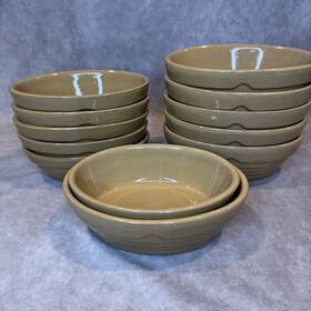 6pc-15.5cm Mason Cash 2001.060 Cane Oval Baker Dish Set Of 12 S1 Stoneware 6pc-14.5cm And