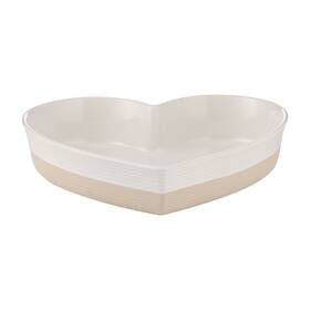 2002.285u Mason Cash Rustic Charm Heart Oven Dish 11 Inch Stoneware Baking With