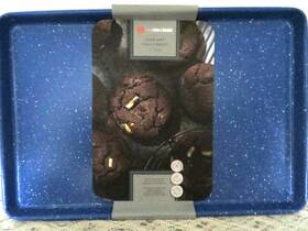 8258 Master Class Masterclass 17 Inch Premium Cookie Sheet-royal Blue Speckle Non-stick Coating-new