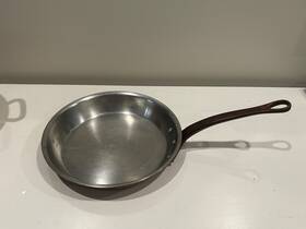 Matfer 109613690282 Borgeat Copper Frying Pan Matfer 109613690282 Borgeat Copper Frying Pan