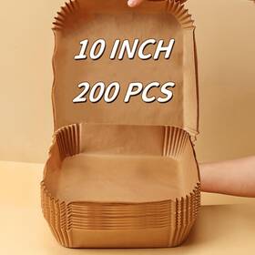 Aq-zgz9200-mb Maxtbee 10 Inch Air Fryer Liners Disposable 200pcs Paper Oil-proof Aq-zgz9200-mb Maxtbee 10 Inch Air Fryer Liners Disposable 200pcs Paper Oil-proof