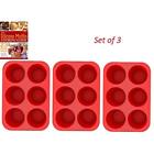 Mcup6-3x3 Silicone Texas Muffin Cupcake Pans And Thanksgiving Maker