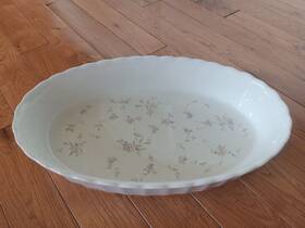 Caj06 Mikasa Maxima Fine China French Chintz 12 Inch Oval Baker Discontinued