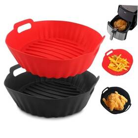 Kp-br-002 Miruchertter Us 2 Pcs Air Fryer Silicone Pots Non-stick Round Liners Baking