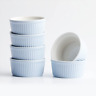 Mkcyhe 6 Oz Ramekins Porcelain Souffle Dish Dipping Sauce And Small Dessert Cups