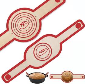 Mofweb 726084145962 2pcs Silicone Bread Sling Oval And Round For Dutch Oven Non-stick Easy Clean