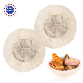 Y0kshdyf Mozeat Lens 556692 1 Bread Proofing Basket 10 Inch 2 Pack Cloth Liner Baking Dough Cover Natural Y0kshdyf Mozeat Lens 556692 1 Bread Proofing Basket 10 Inch 2 Pack Cloth Liner Baking Dough Cover Natural