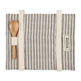 Mud Pie 718540743218 Casserole Baker Holder Enjoy Cover 14 3/4 Inch X 1/4 Spoon 10 Mud Pie 718540743218 Casserole Baker Holder Enjoy Cover 14 3/4 Inch X 1/4 Spoon 10