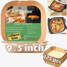 Mutvle 769326158894 Liners For Air Fryer Basket Xl Disposable Paper Power