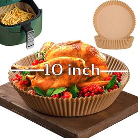 Mutvle 769326609006 10 Inch Air Fryer Disposable Paper Liner Round Xxl Size 100pcs