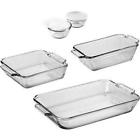 N-a Anchor Hocking Bakeware Set Rectangular Baking Pan Cake 783761476542