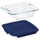 N-a Unbranded Pyrex Easy Grab Square Dish With Plastic 0071160055810
