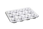 Natural Aluminum Commercial Muffin Pan 12 Cup Natural Aluminum Commercial Muffin Pan 12 Cup