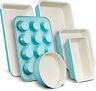 Ncbk6ct5 Sound Around Kitchen Oven Baking Pans Sheets Set Attractive Green