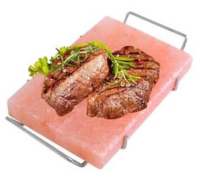 Neslinks Llc 857020008277 Professional Salt Block Set With Steel Tray 12 Inch X 8 1.5 Himalayan Cooking Neslinks Llc 857020008277 Professional Salt Block Set With Steel Tray 12 Inch X 8 1.5 Himalayan Cooking