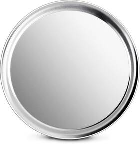 50899 New Star Foodservice Pizza Pan/tray Wide Rim Aluminum 14 Inch Pack